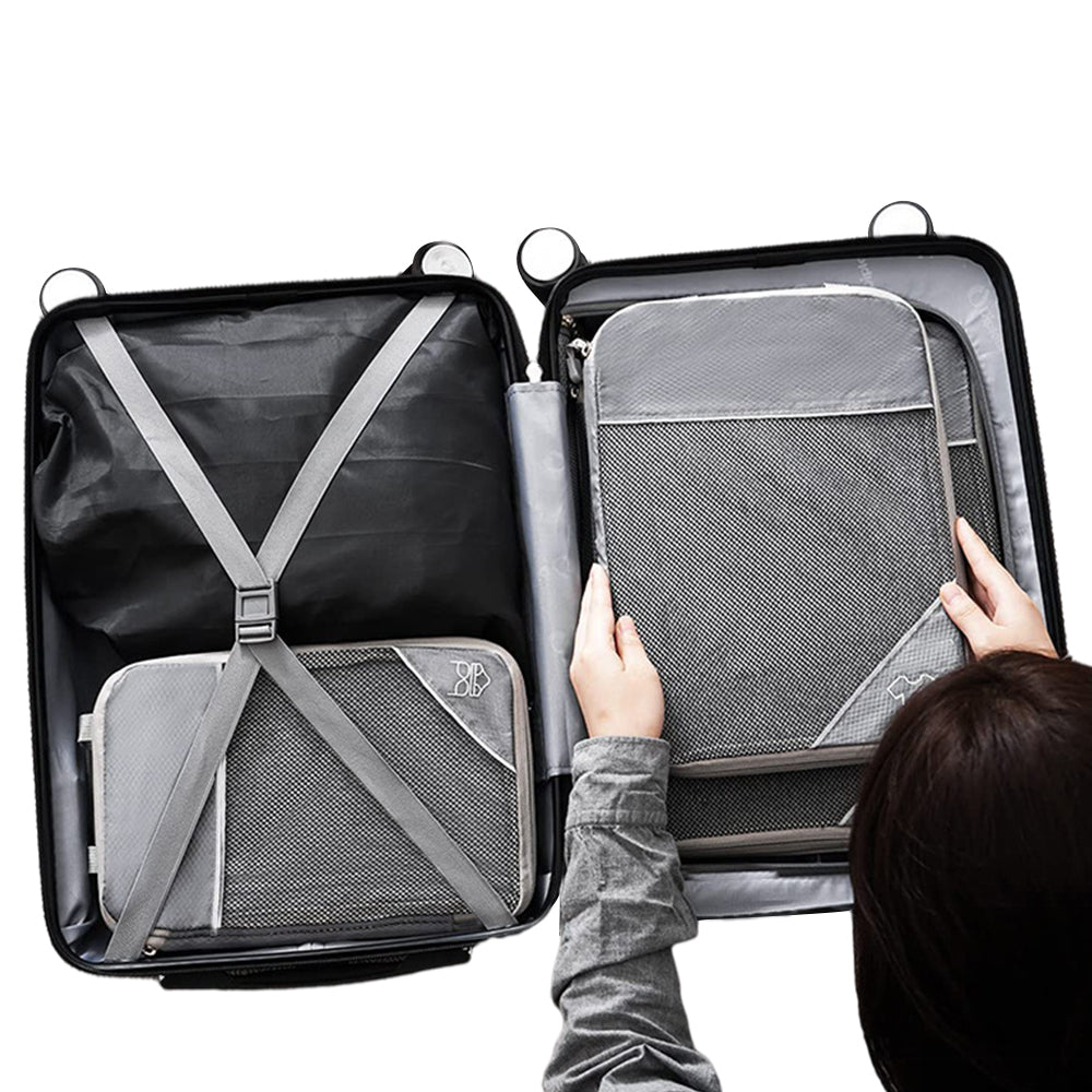 6Pcs Travel Compression Packing Cubes