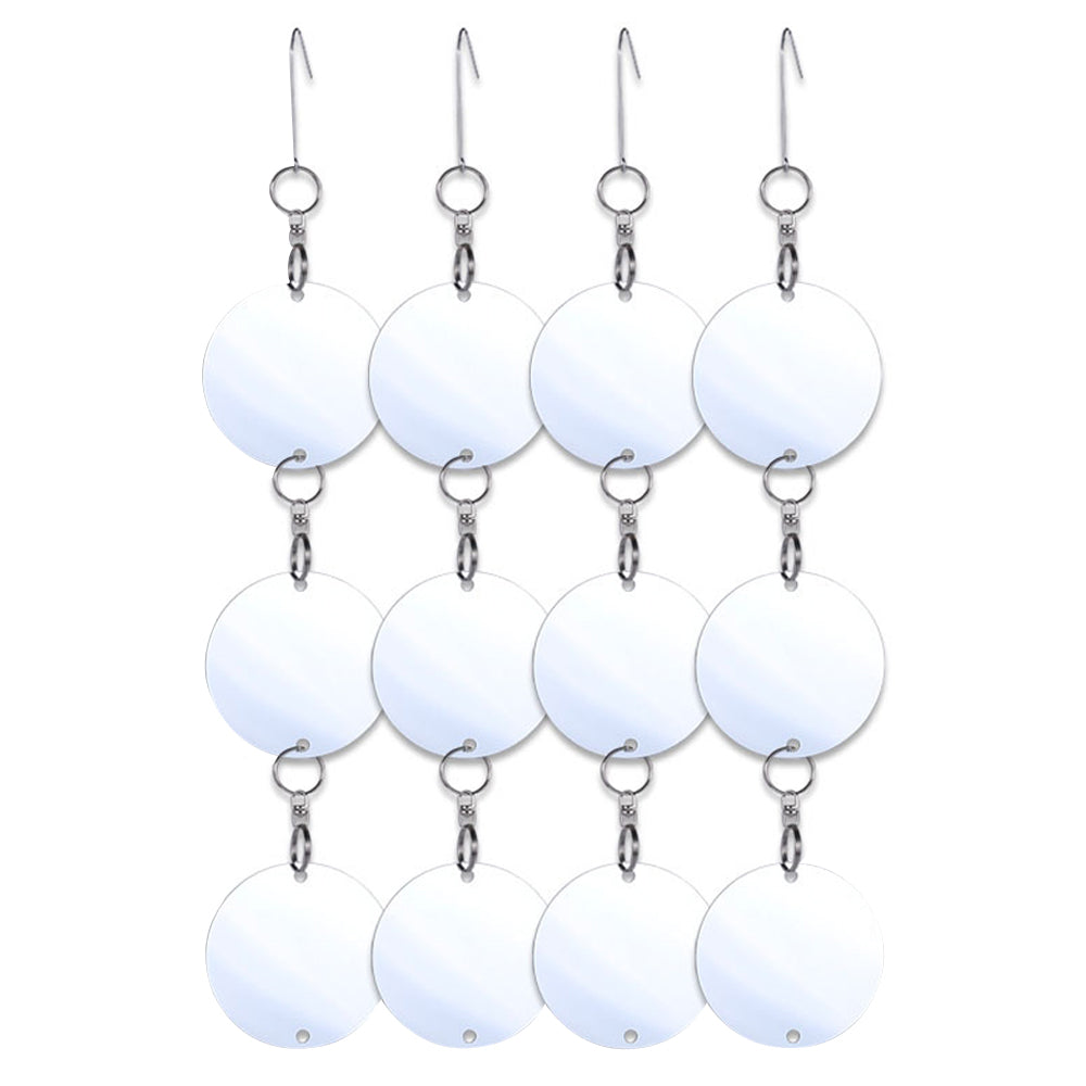 4 Sets of Double-Sided Reflective Bird Repellent Discs