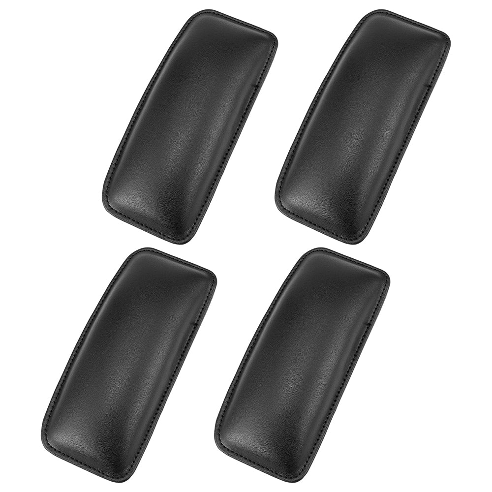 4Pcs Self-Adhesive Leather Support Cushion Car Accessories