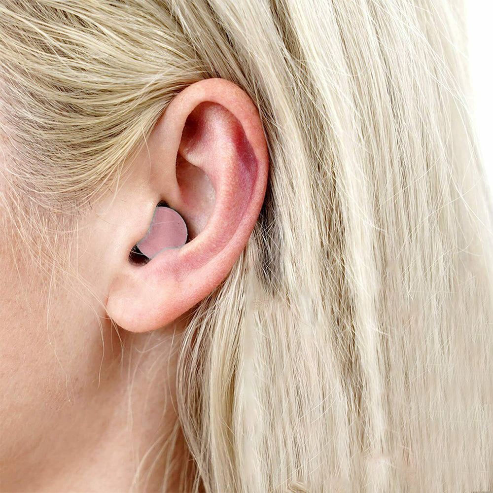 Reusable Earplugs Silicone Noise Cancelling Set of 4 Pair