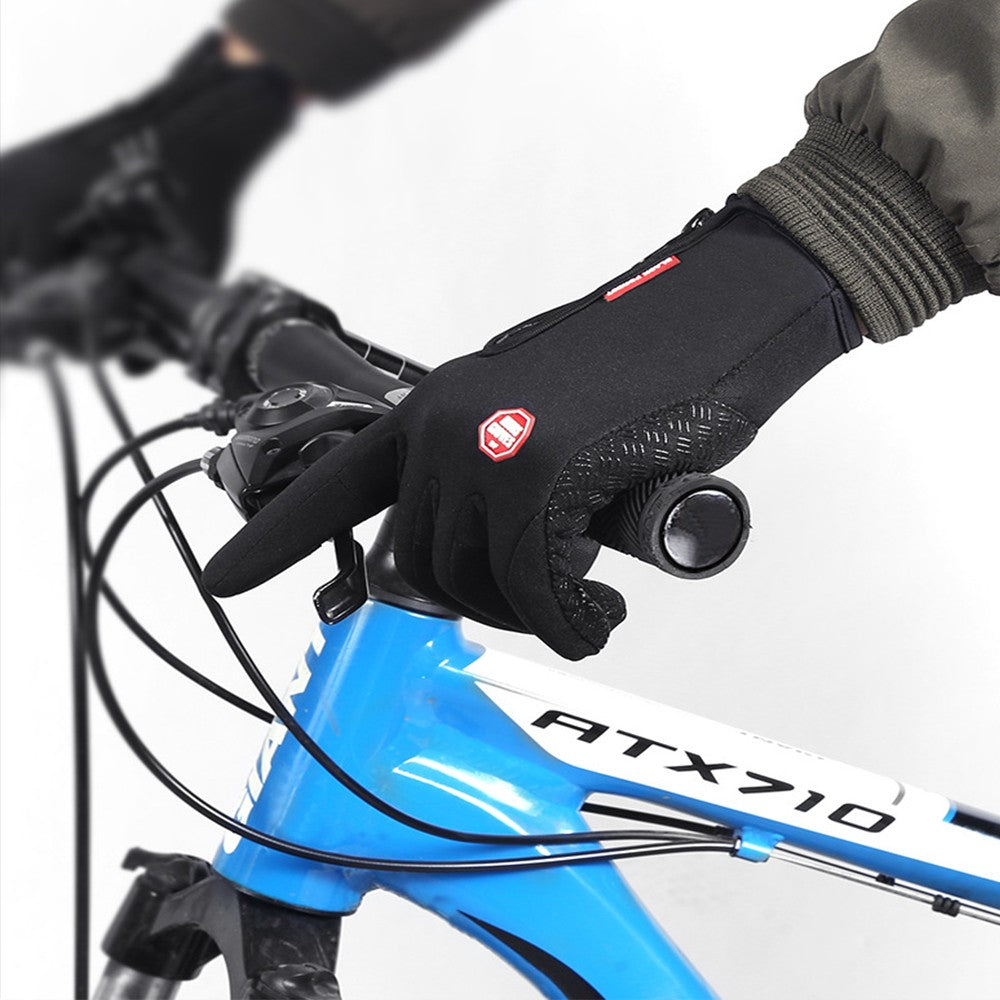 Touch Screen Gloves Water Resistant Skiing Hiking Running-Blue