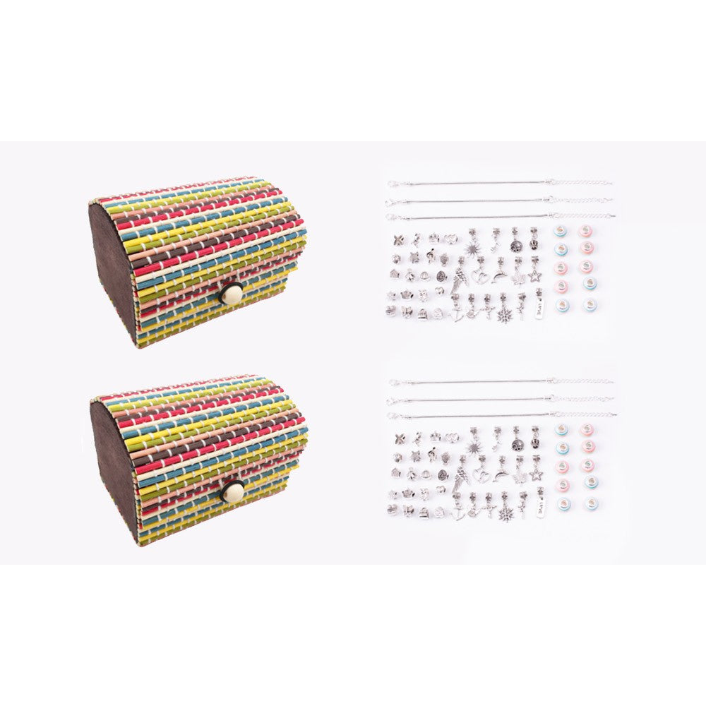 2Pcs DIY Bracelet Set with Box