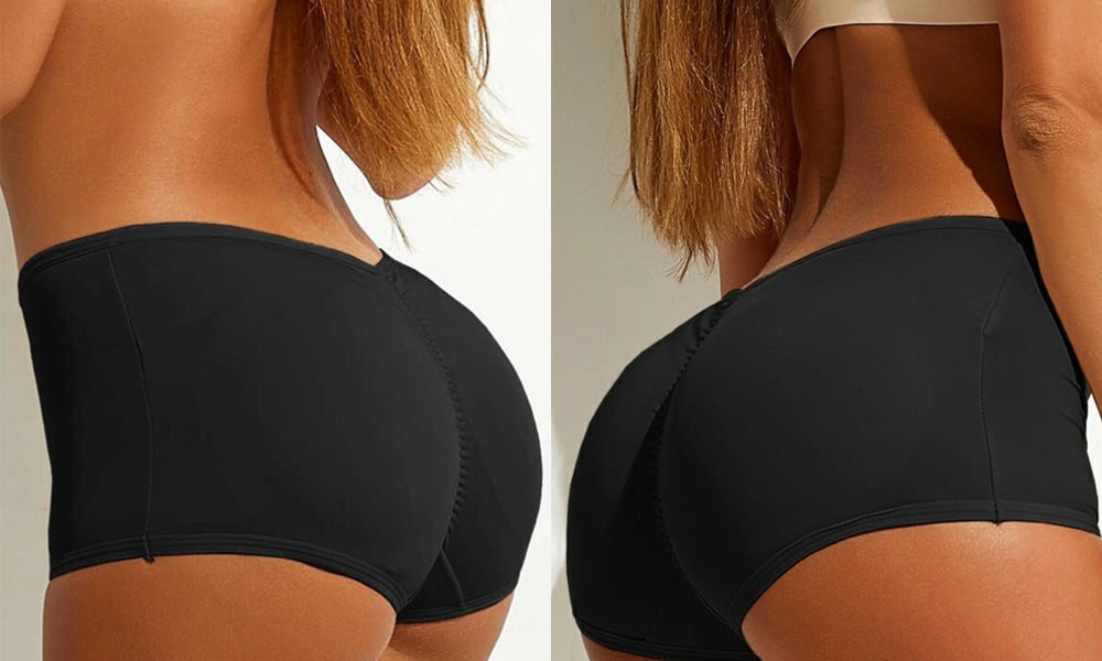 Women Padded Shapewear Panty -Black