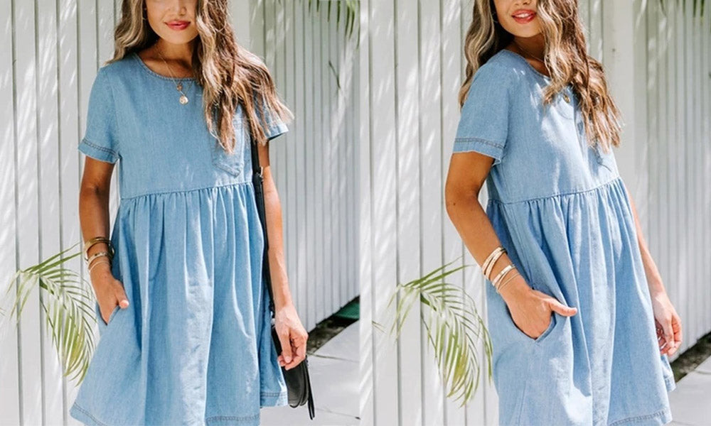 Denim Mini Dress