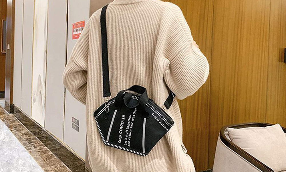 Women Mask Shaped Tote Bag