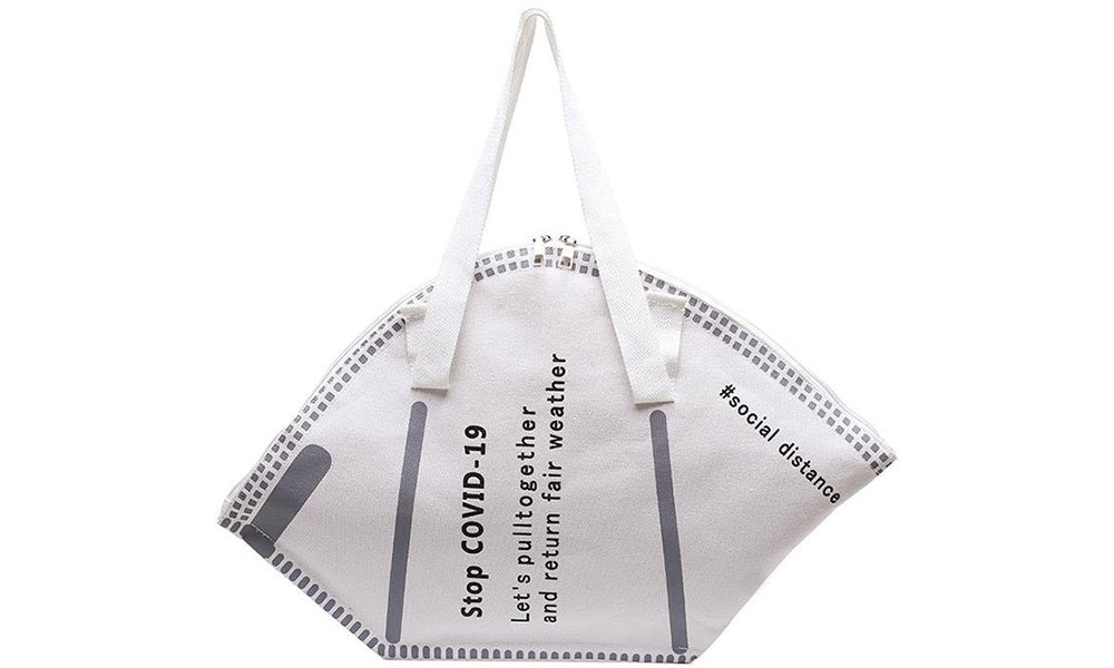 Women Mask Shaped Tote Bag