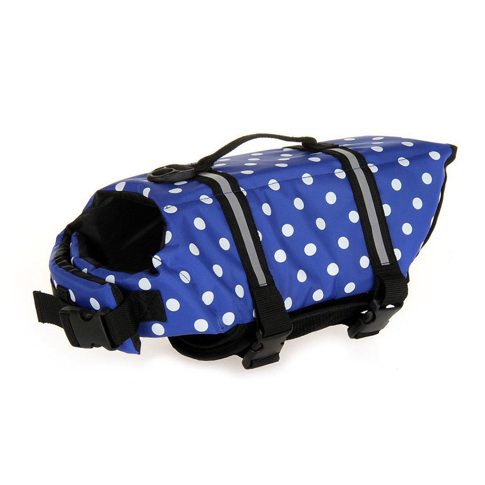 Printed Dog Life Jacket -Blue