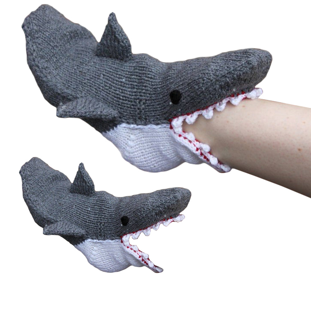 Unisex Christmas Knit Crocodile Socks Cute Cartoon Animal Pattern