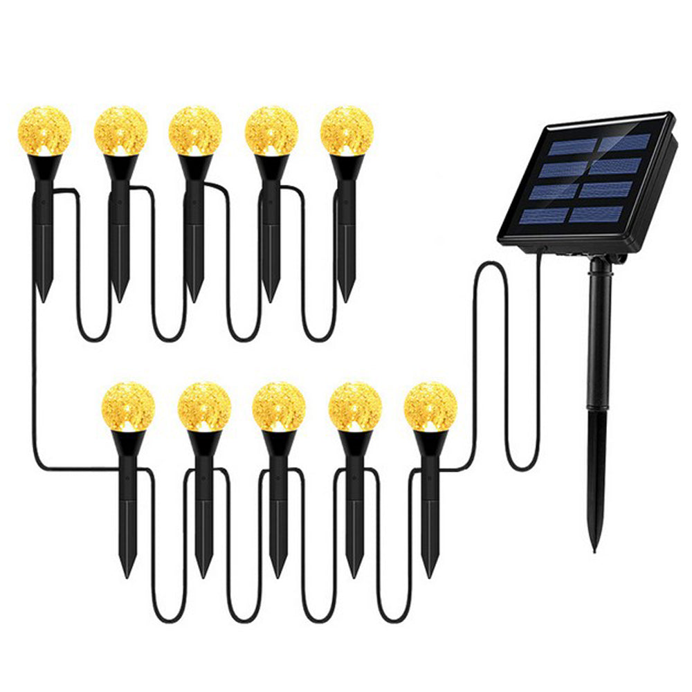 10 in 1 Outdoor Solar Bubble Ball String Lights