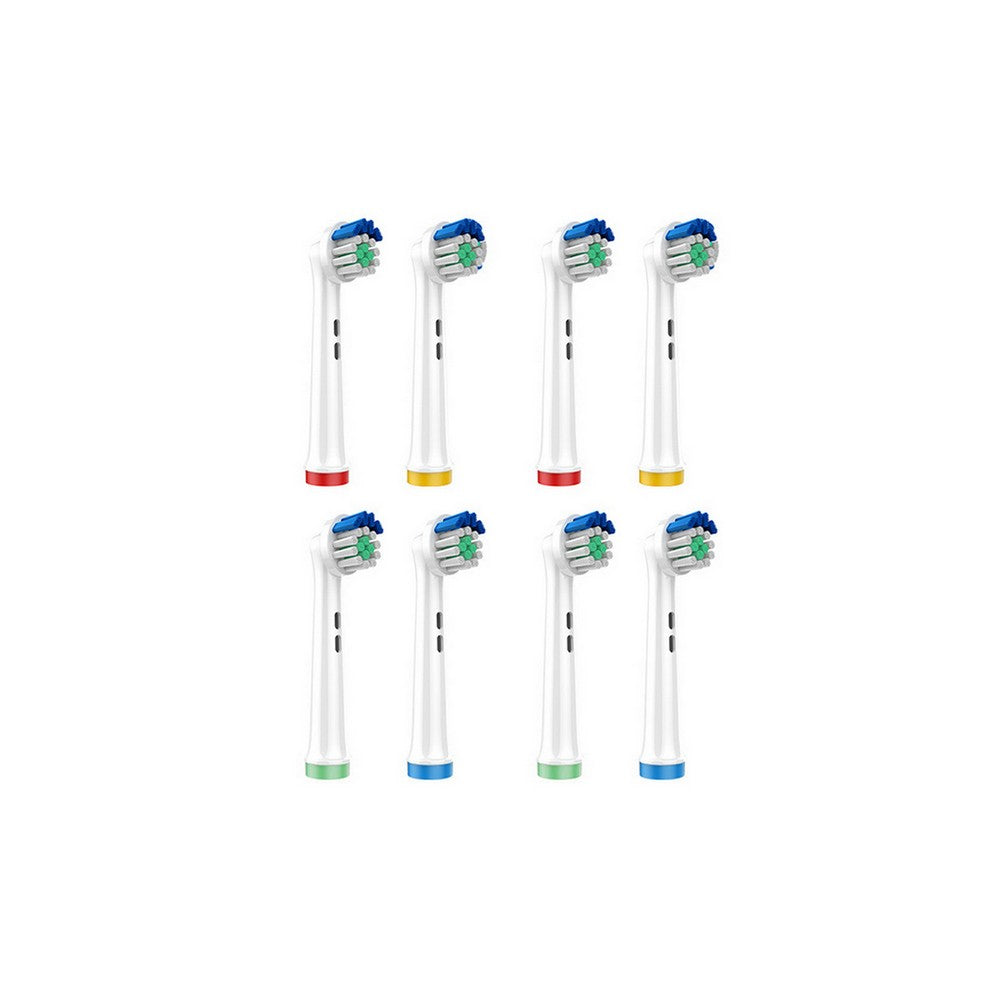 8Pcs Electric Toothbrush Heads Compatible with Oral/Oralby B-Wide angle clean style