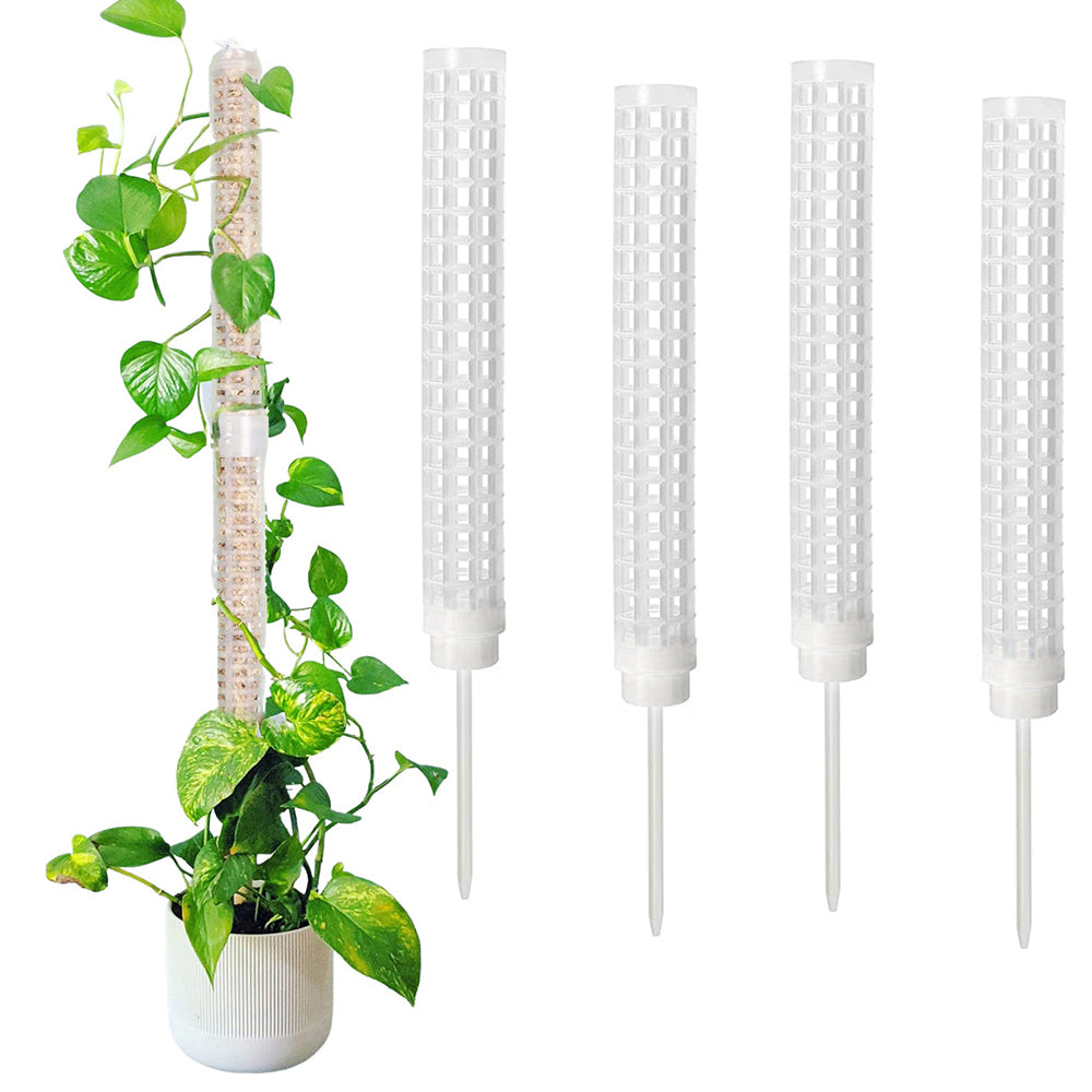 4Pcs Moss Pole Coir Moss Totem Pole Stick for Plant Stakes and Supports