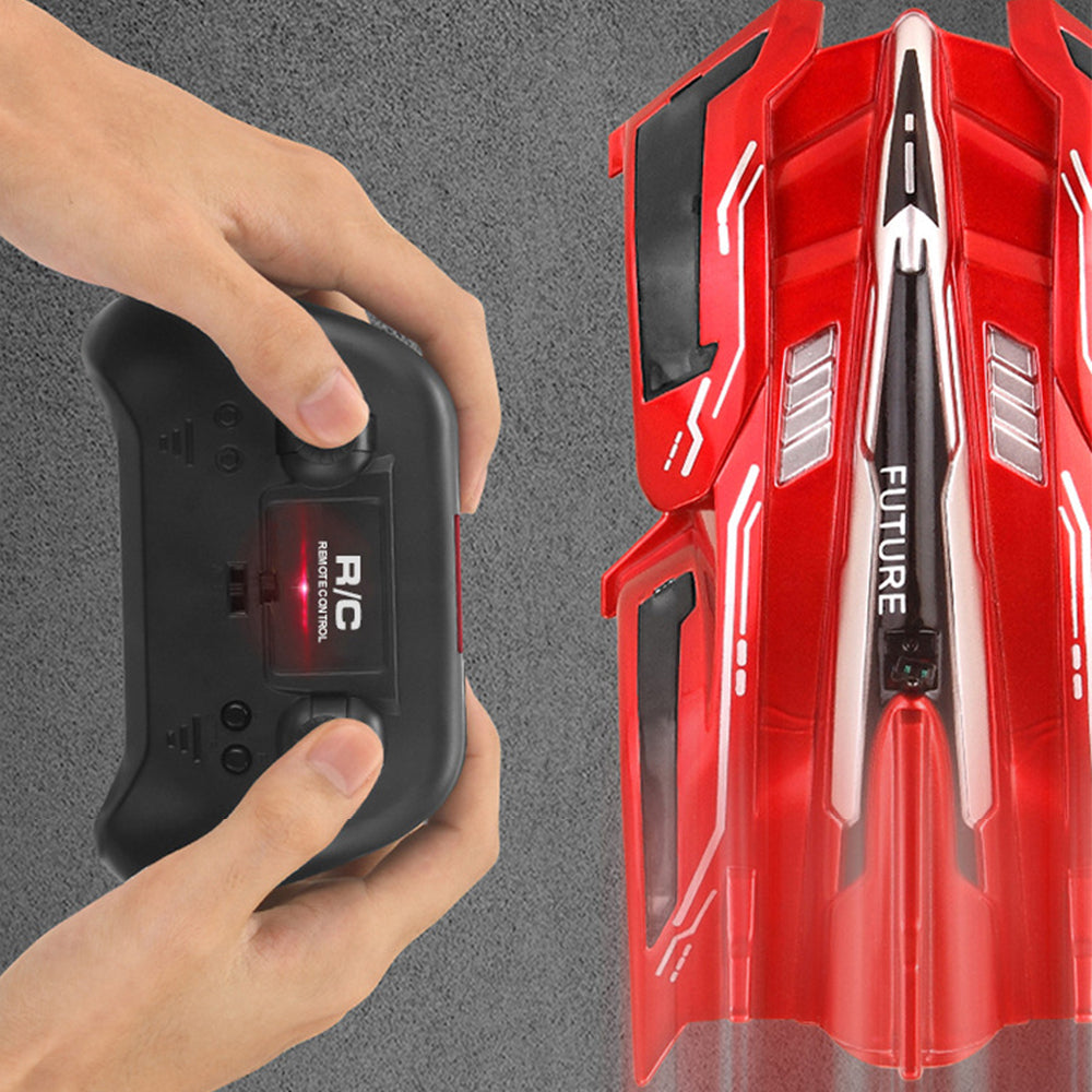 360 Degree Omnidirectional Rotation Climbing Car Racing Toy with LED Light