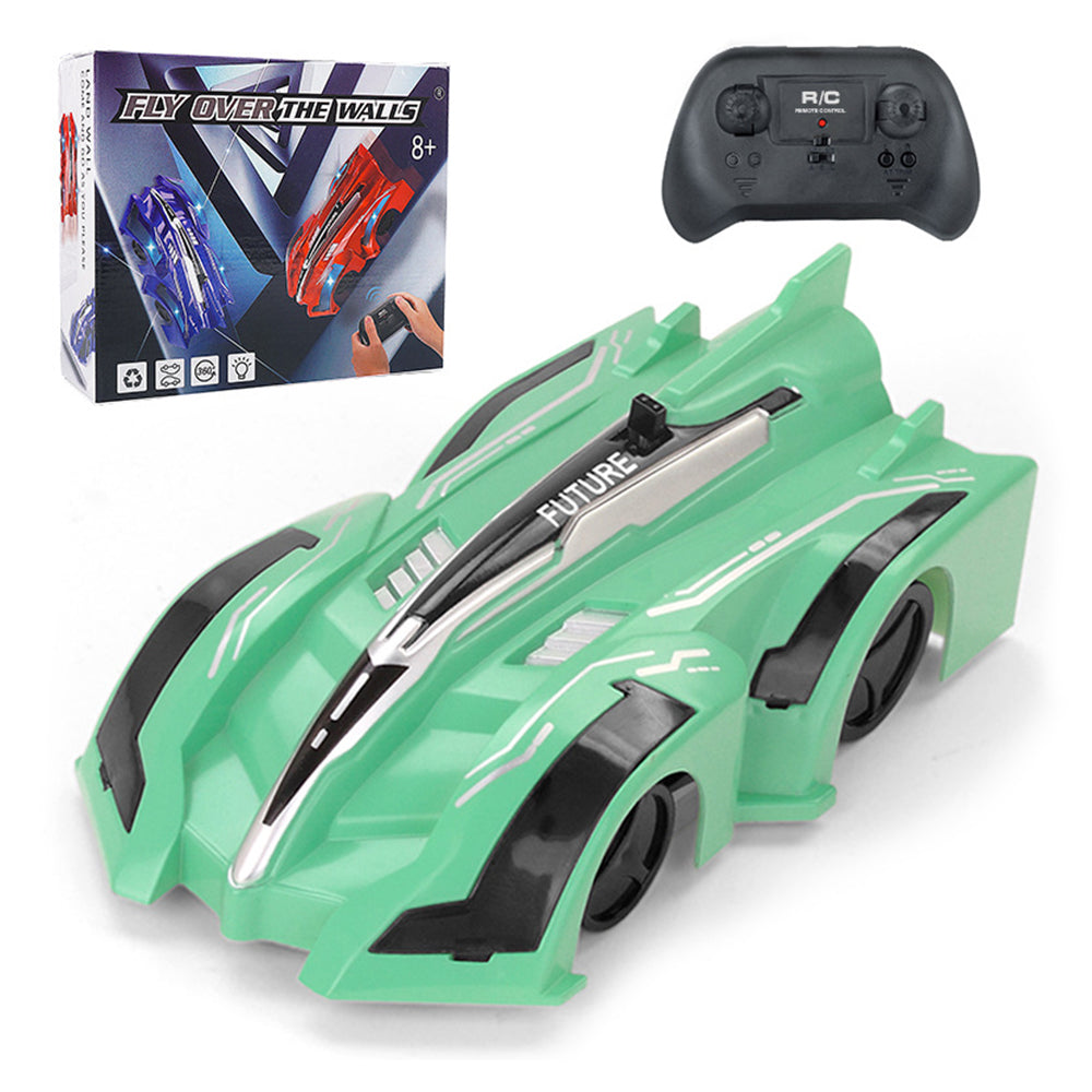 360 Degree Omnidirectional Rotation Climbing Car Racing Toy with LED Light