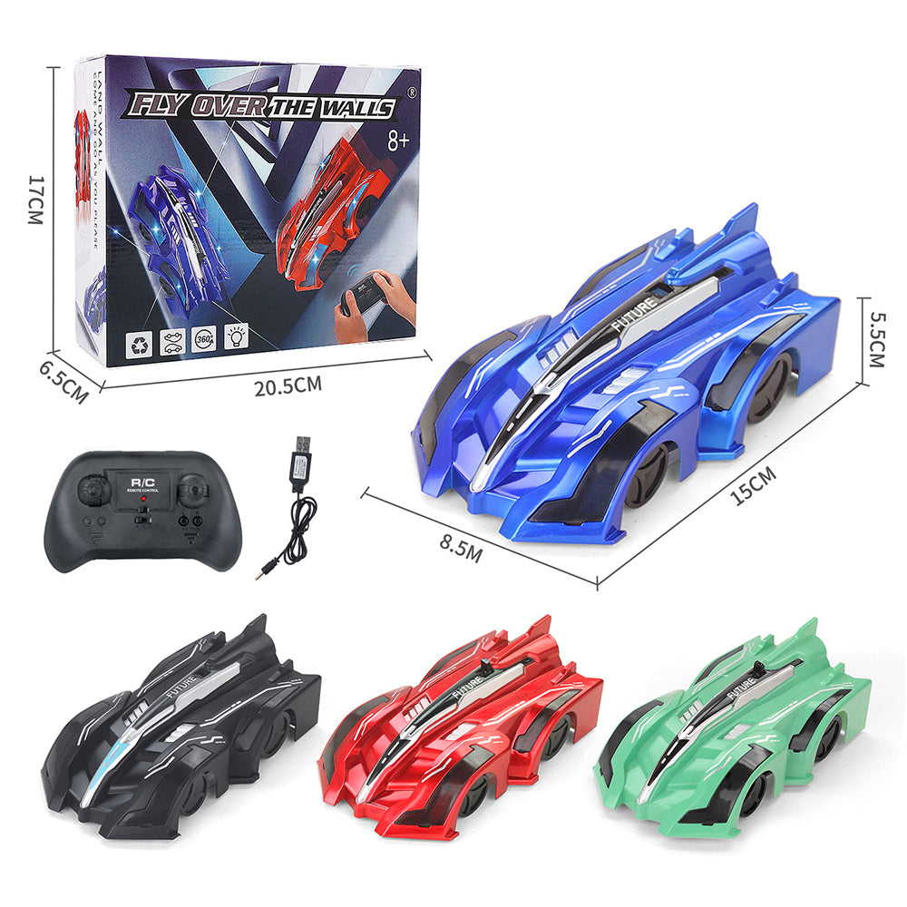 360 Degree Omnidirectional Rotation Climbing Car Racing Toy with LED Light