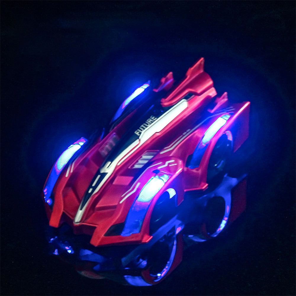 360 Degree Omnidirectional Rotation Climbing Car Racing Toy with LED Light