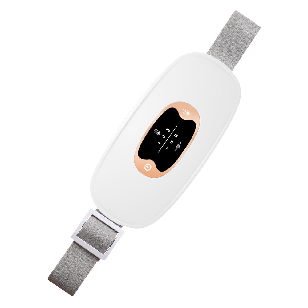 USB Menstrual Heating Pad Warm Waist Belt For Period Pain Relief Massaage Belt-Pink