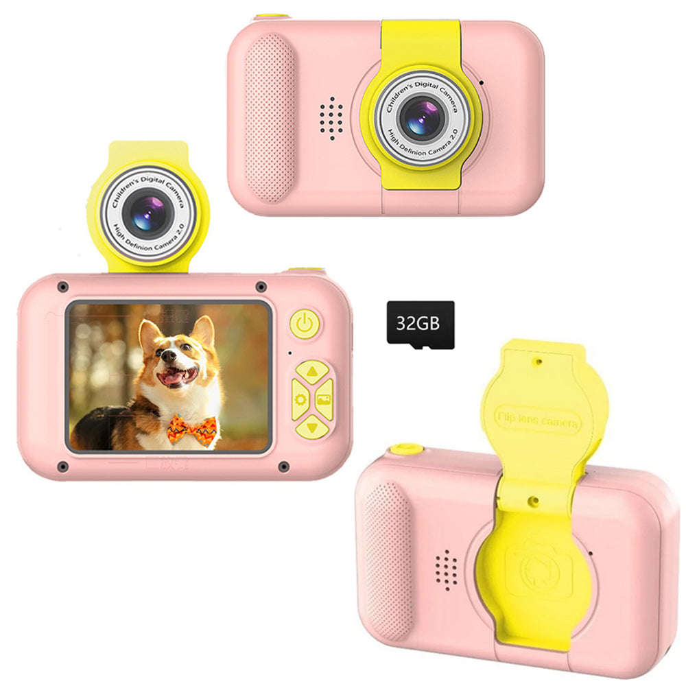 1080P Kids Digital Camera Toy with Flip Lens
