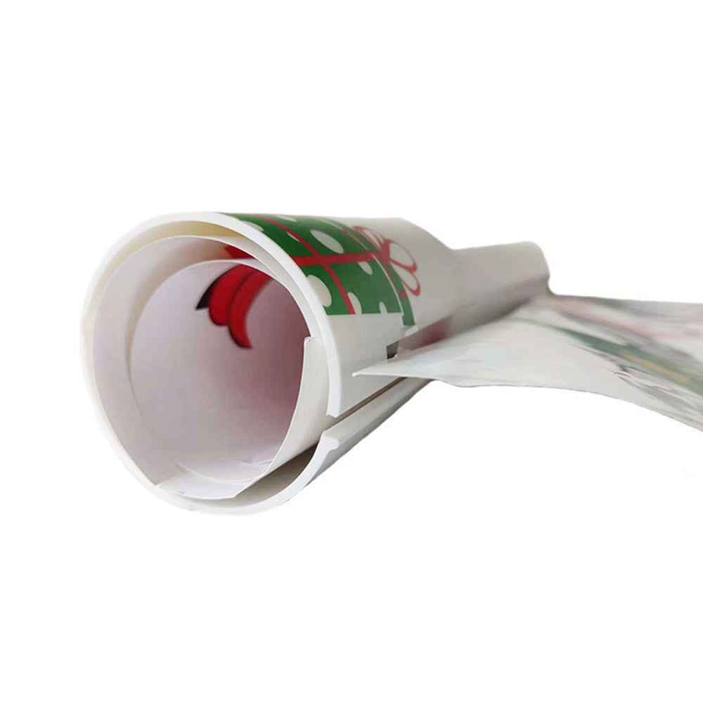 Christmas Sliding Wrapping Paper Cutter Tool