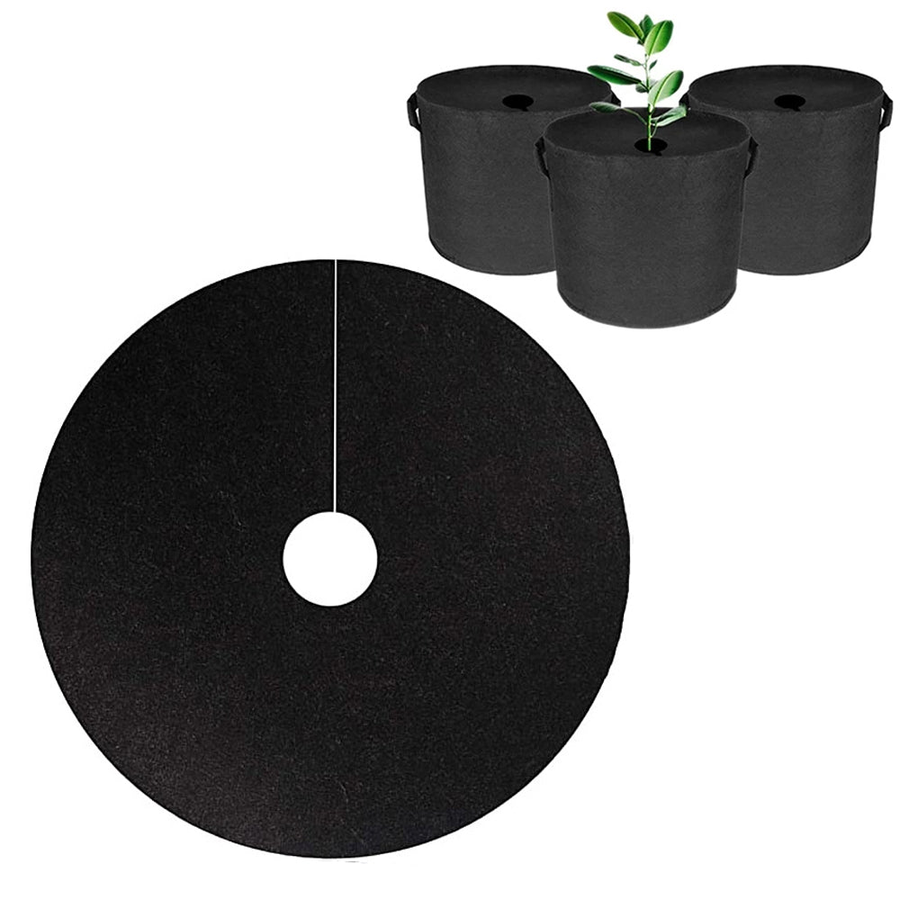 10pcs Non-Woven Tree Mulch Ring for Weed Control Root Protection