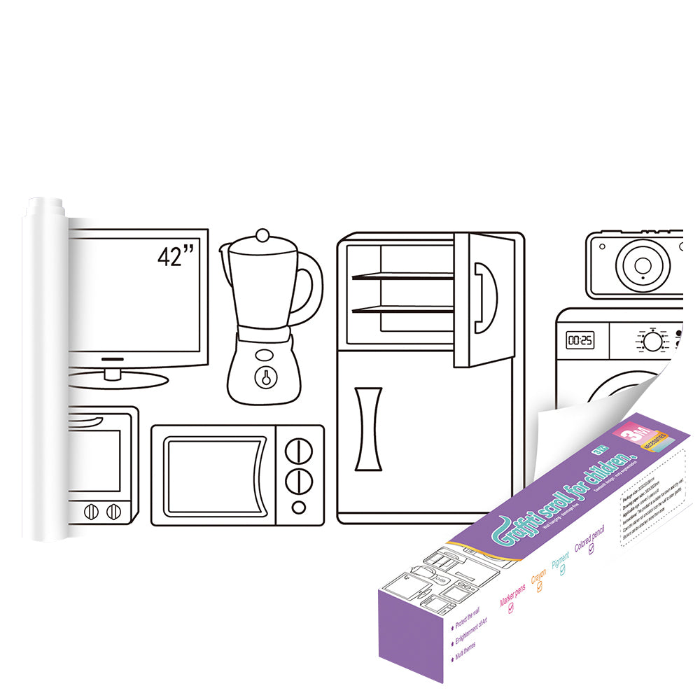 Kid's DIY Painting Roll Paper