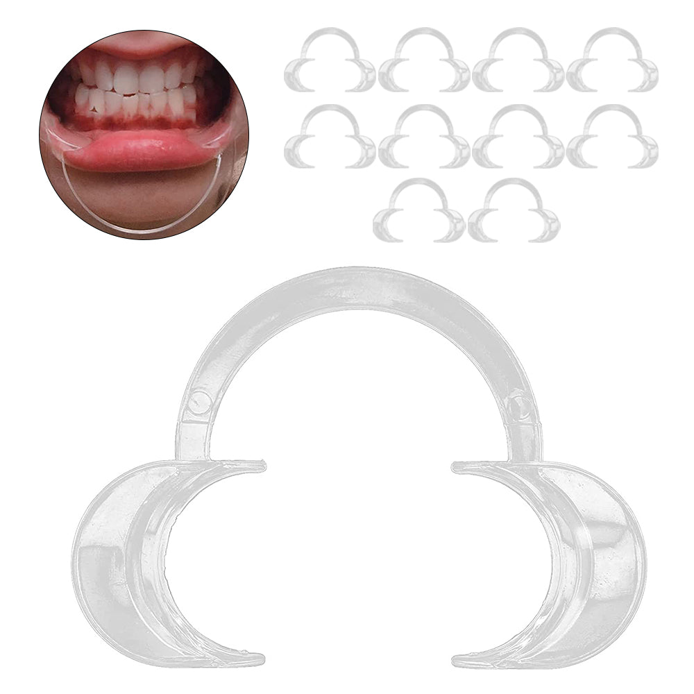 10 Pieces C-Shape Disposable Dental Lip Cheek Retractor