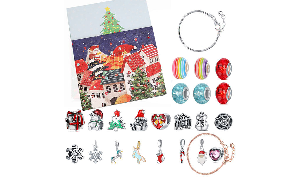 DIY Christmas Bracelet Necklace Advent Calendar-Two Bracelets