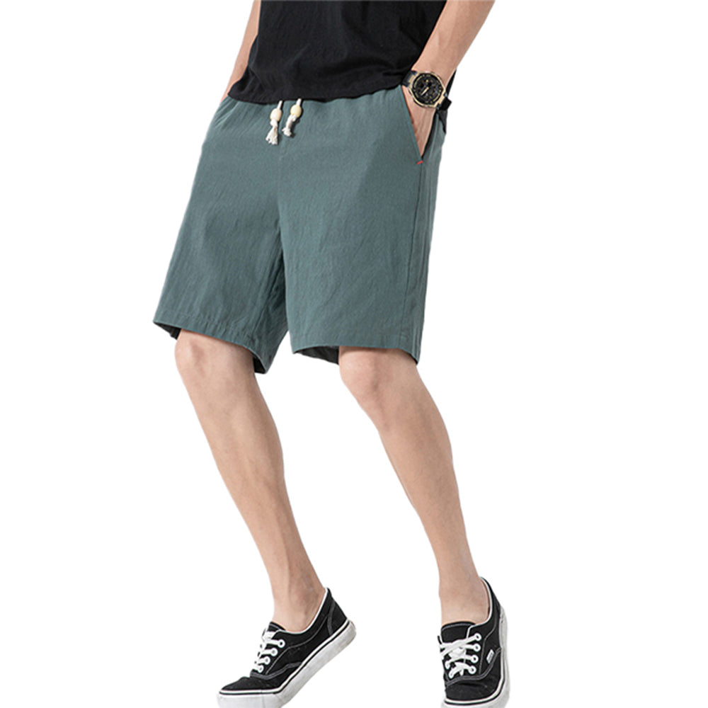 Men's Cotton Linen Bermuda