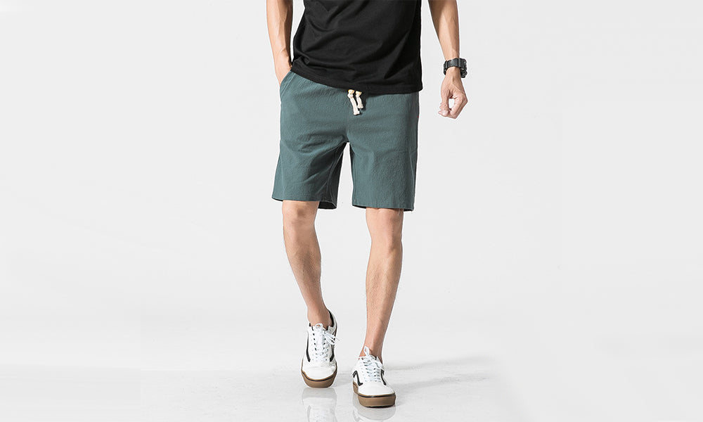 Men's Cotton Linen Bermuda