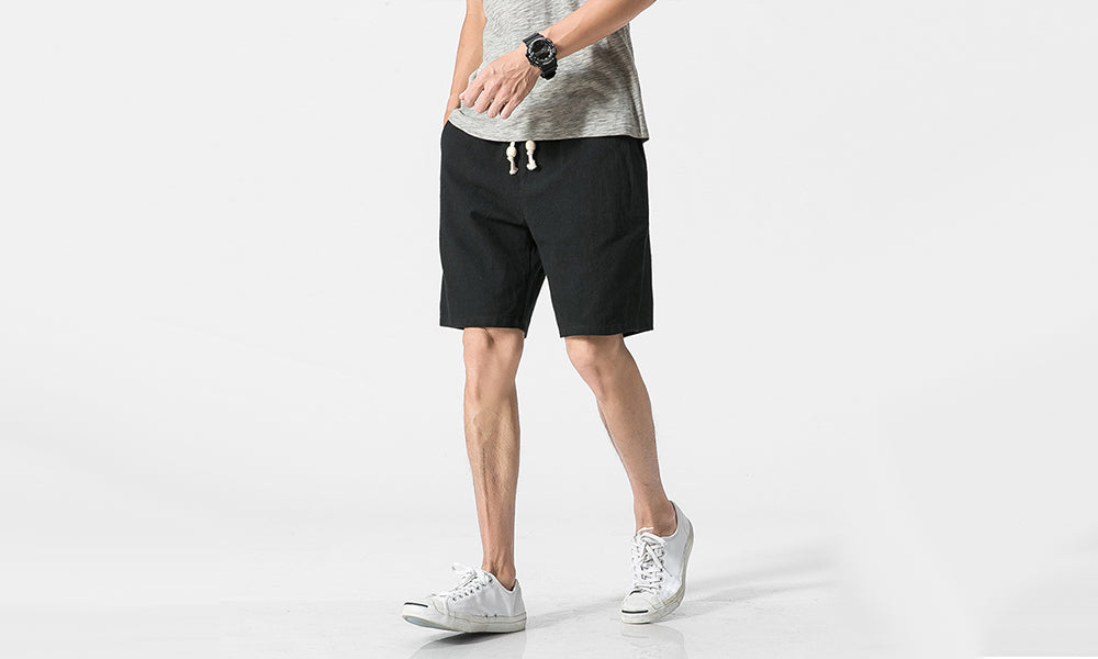 Men's Cotton Linen Bermuda