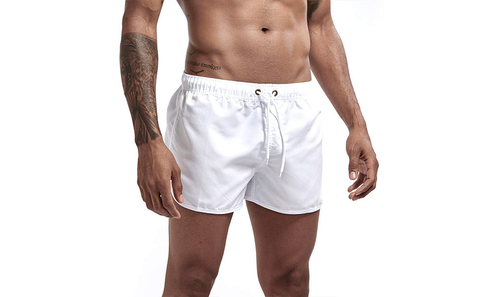 Men's Swim Shorts White