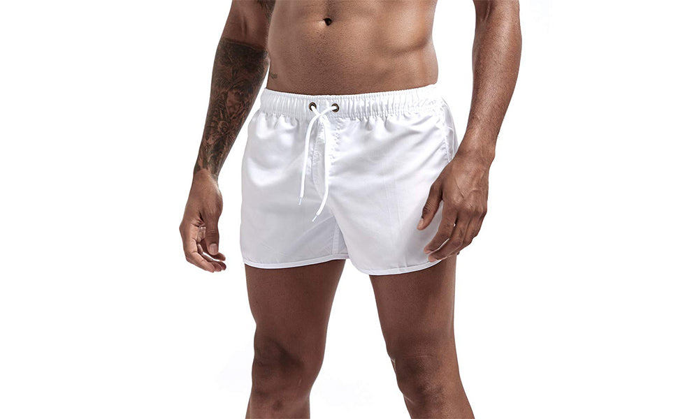 Men's Swim Shorts White