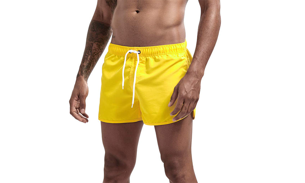 Men's Swim Shorts Yellow