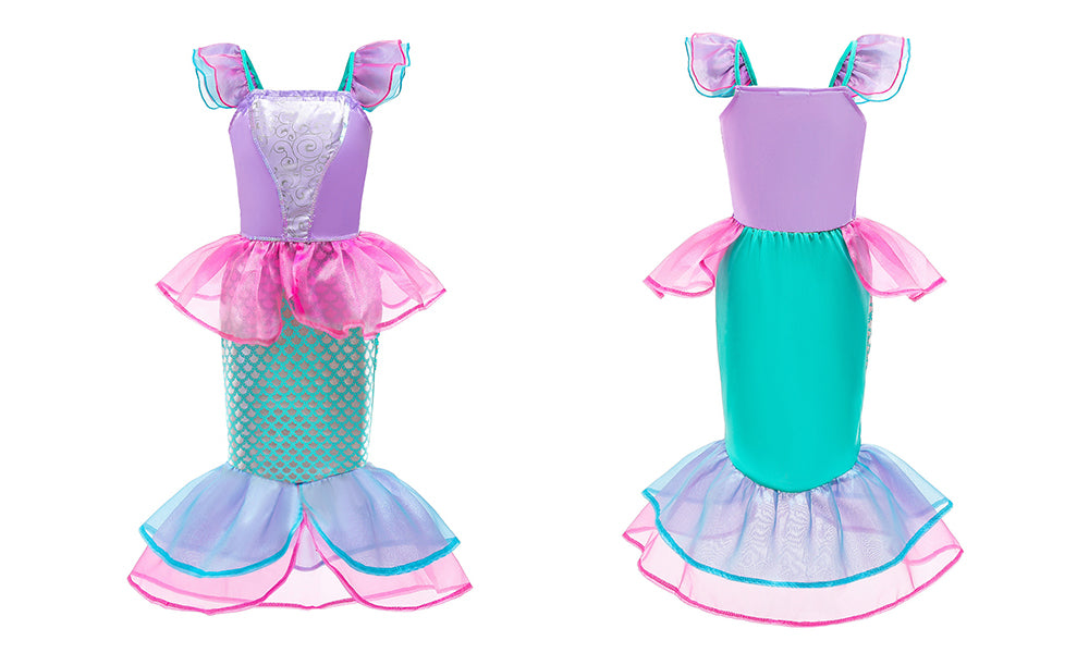 Girl's Little Mermaid Inspired Dress
