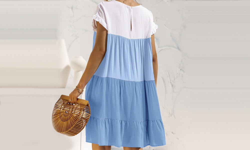 Gradient Tiered Dress