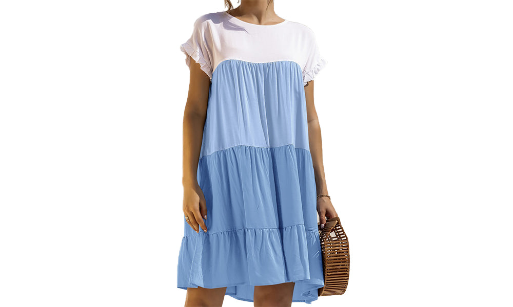 Gradient Tiered Dress