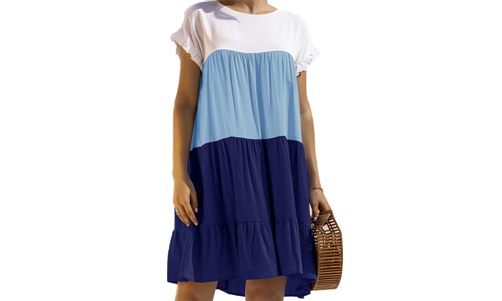 Gradient Tiered Dress