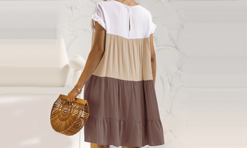 Gradient Tiered Dress