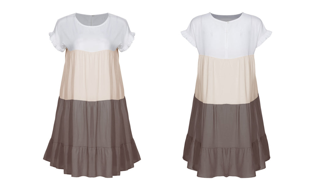 Gradient Tiered Dress
