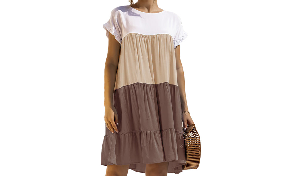 Gradient Tiered Dress