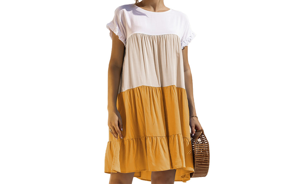 Gradient Tiered Dress