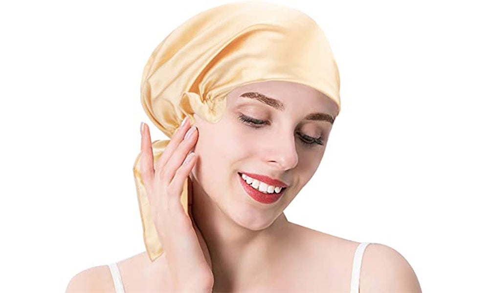 100% Mulberry Silk Sleep Cap