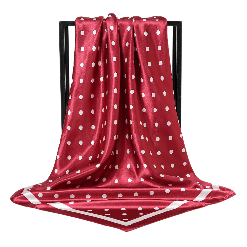 Large Satin Square Head Scarf