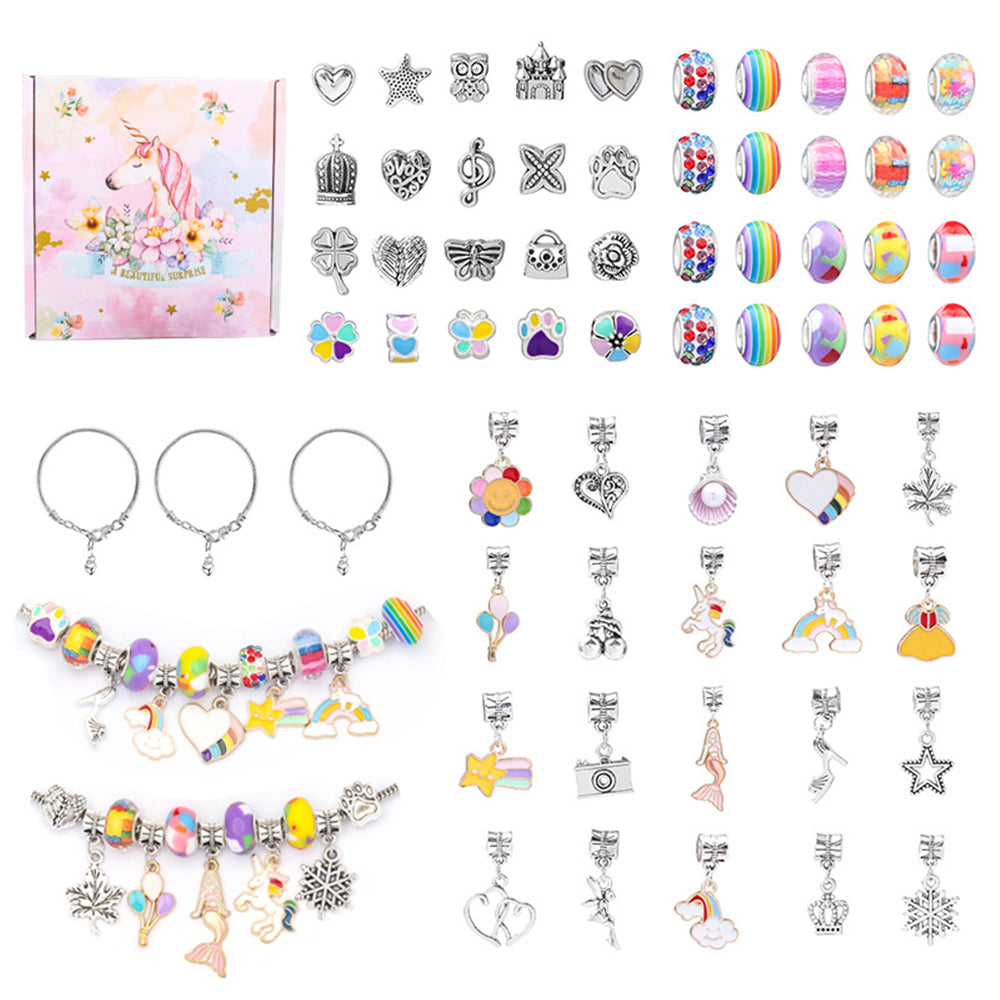 Christmas DIY Charm Bracelet Making Jewelry Kit for Teen Girls