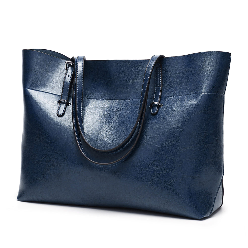 Women's PU Leather Shoulder Bag Big Capacity Tote Bags Purses and Handbags