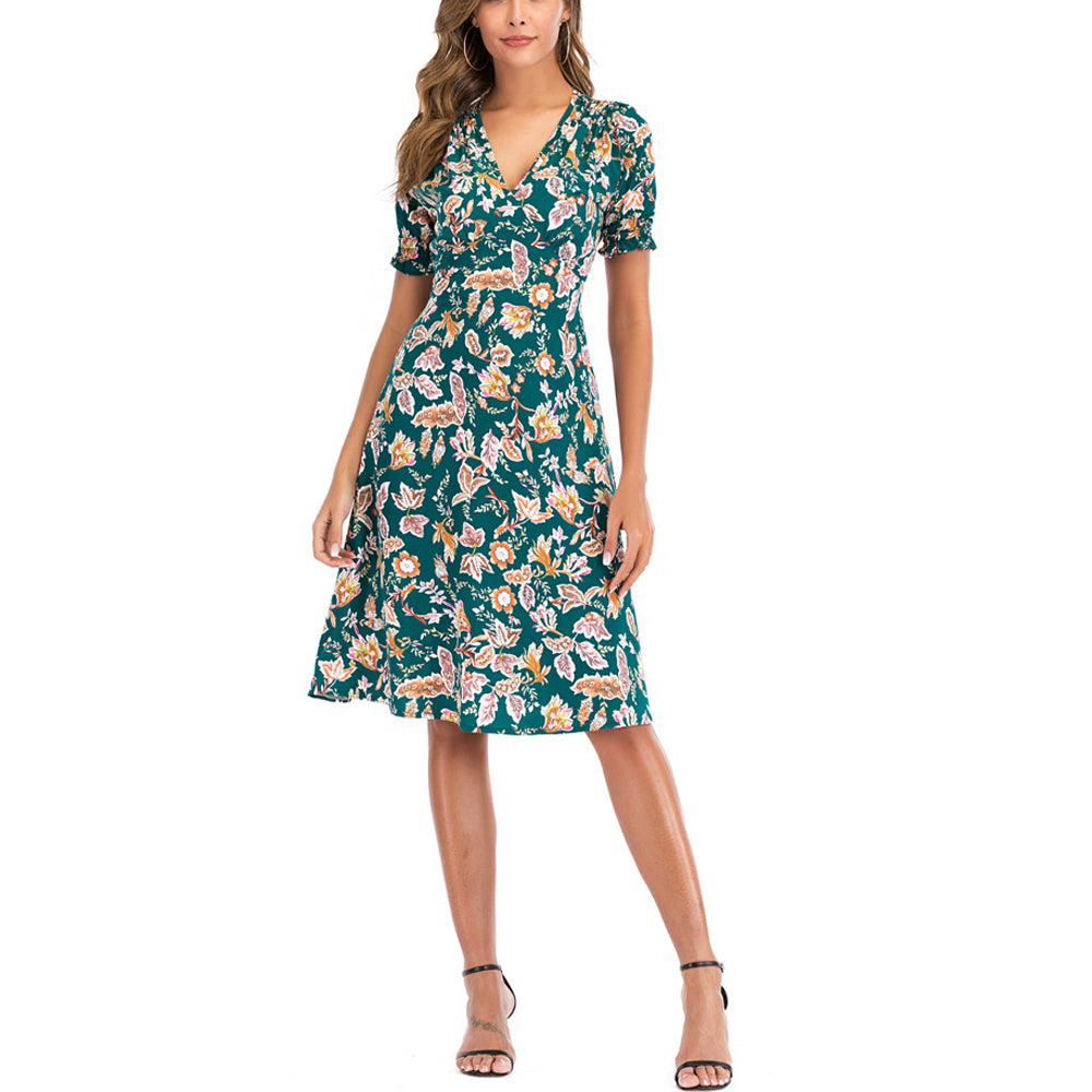 Women's Summer Short Sleeve Dress