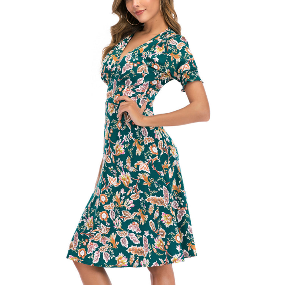 Women's Summer Short Sleeve Dress
