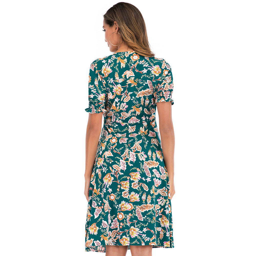 Women's Summer Short Sleeve Dress