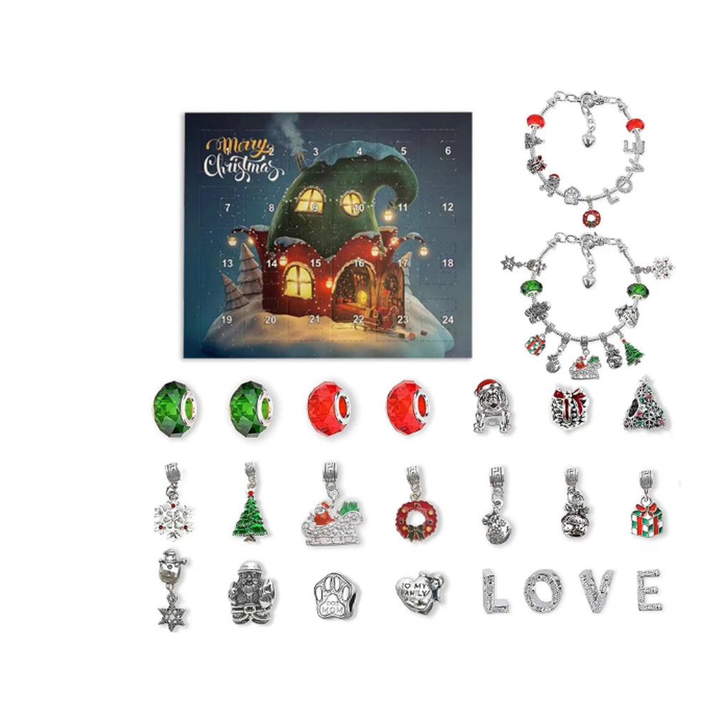 DIY Jewelry 24 Days Countdown Christmas Advent Calendar