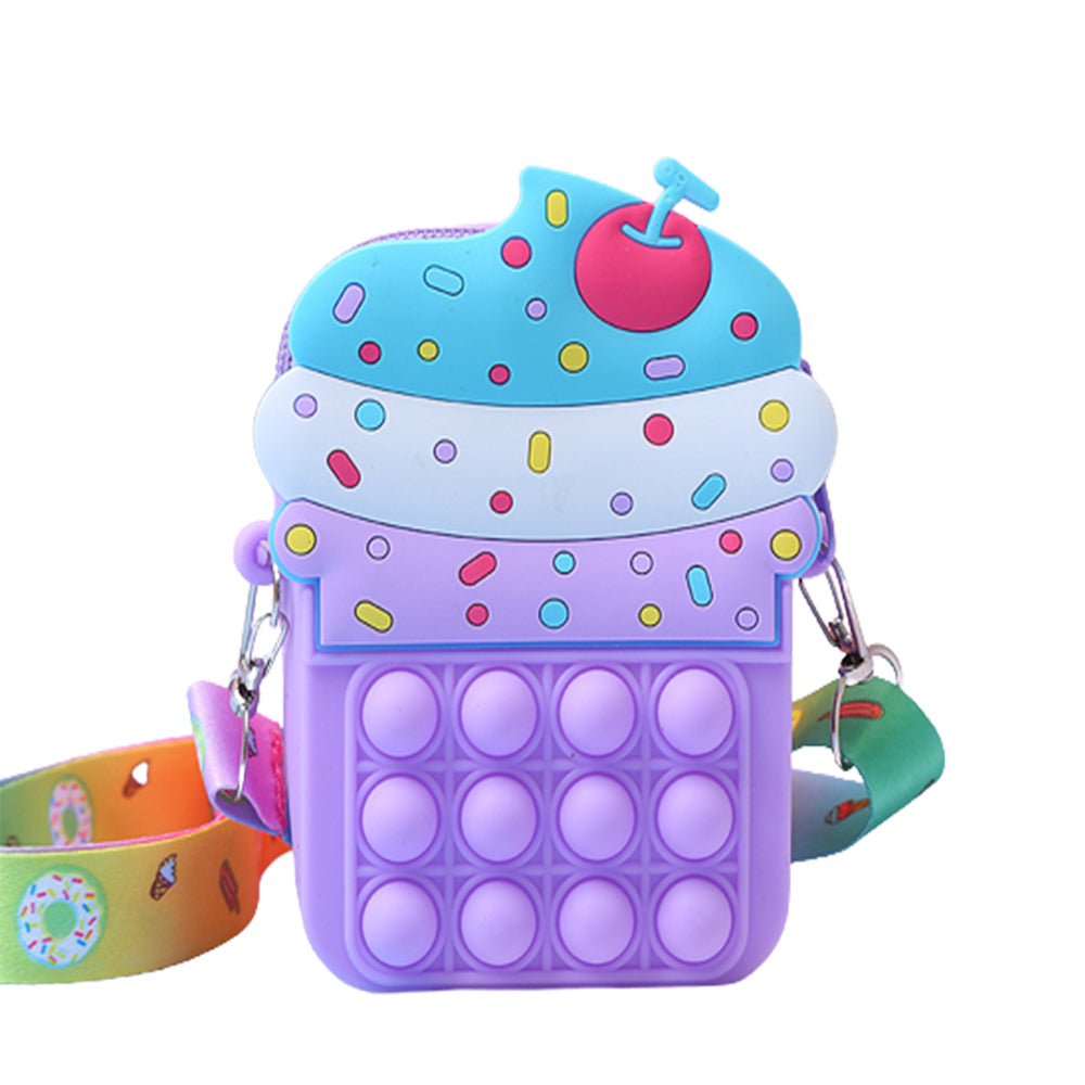 Girl Ice Cream Pop Purse Shoulder Bag