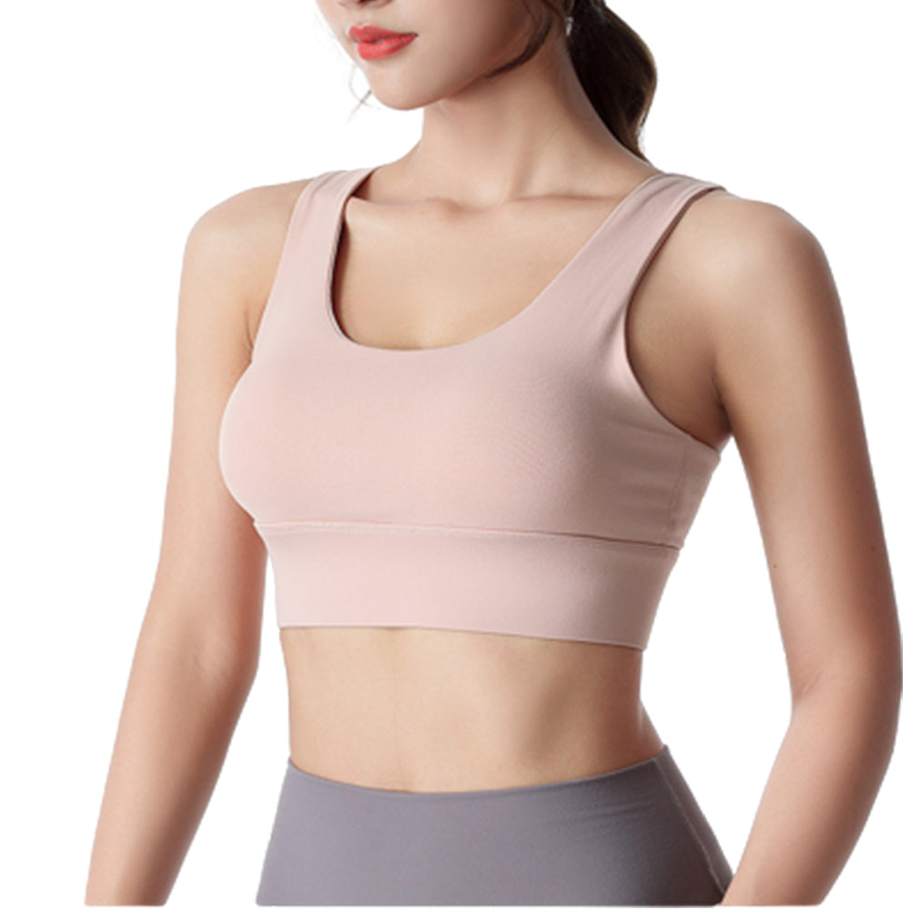 Women High Impact Sports Bras Criss Cross Back Yoga Running Bra for Plus Size